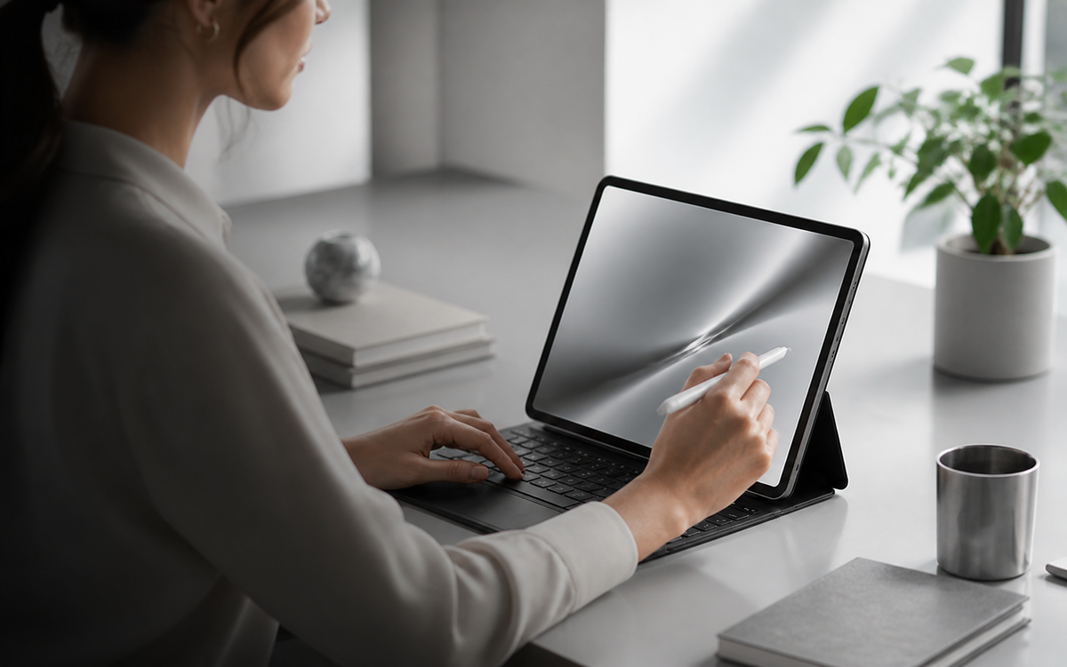 Work and creativity with a premium tablet